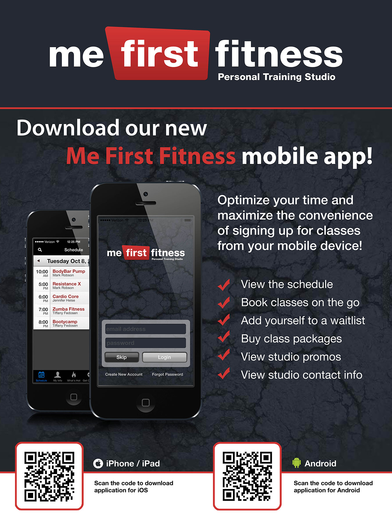 Me First Fitness App